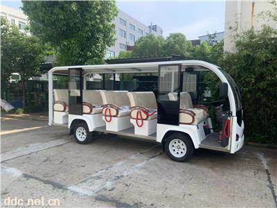  豪华座椅电动观光车 厂区内电动观光车